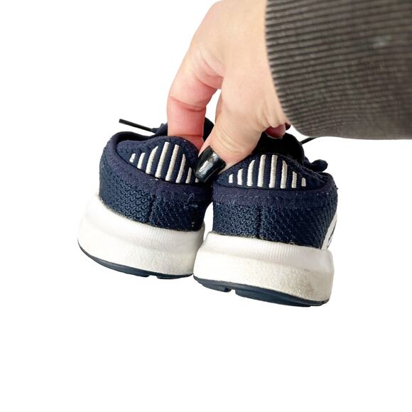 Adidas Swift Run X Navy Blue Sneakers Sz 6 Baby - Picture 4 of 7